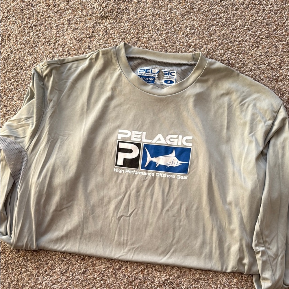 Pelagic Gray Long Sleeve Shirt